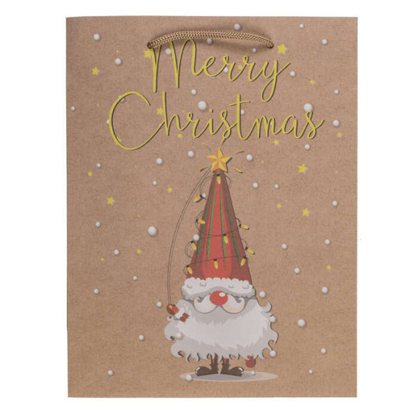Τσάντα Δώρου Merry Christmas Santa Claus 18 x 8 x 23 cm (1 τμχ)
