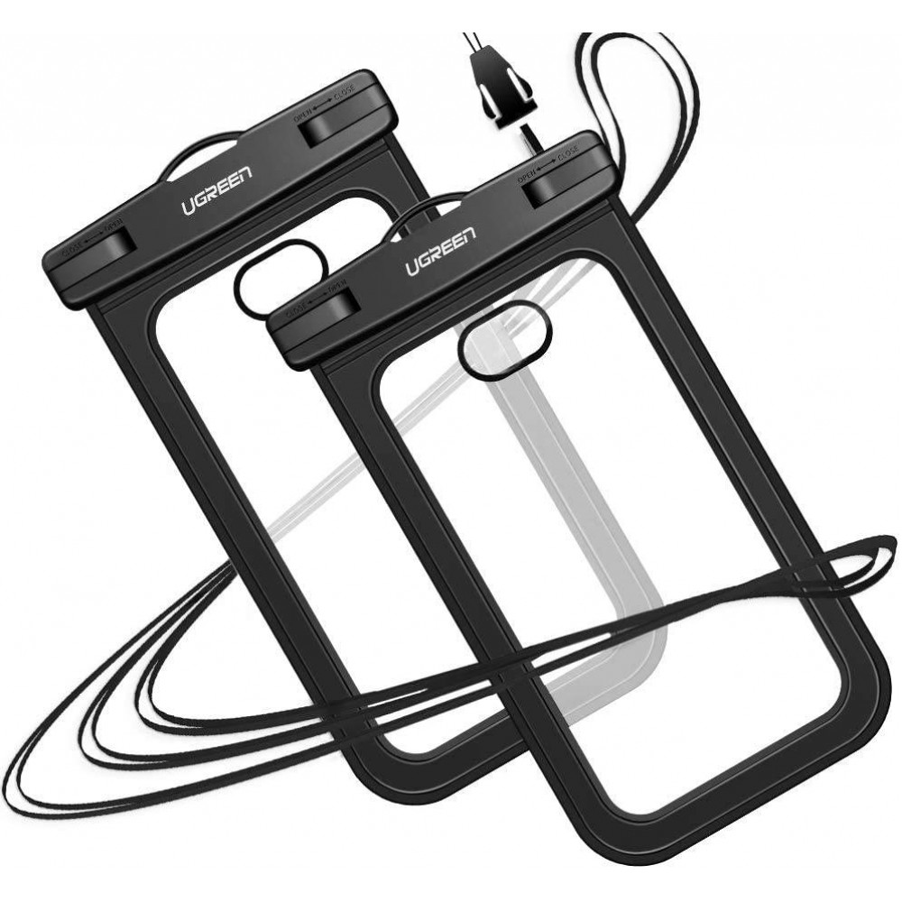 UGreen Αδιάβροχη Θήκη για Κινητό Universal Waterproof Phone Case 50919 (Μαύρο)