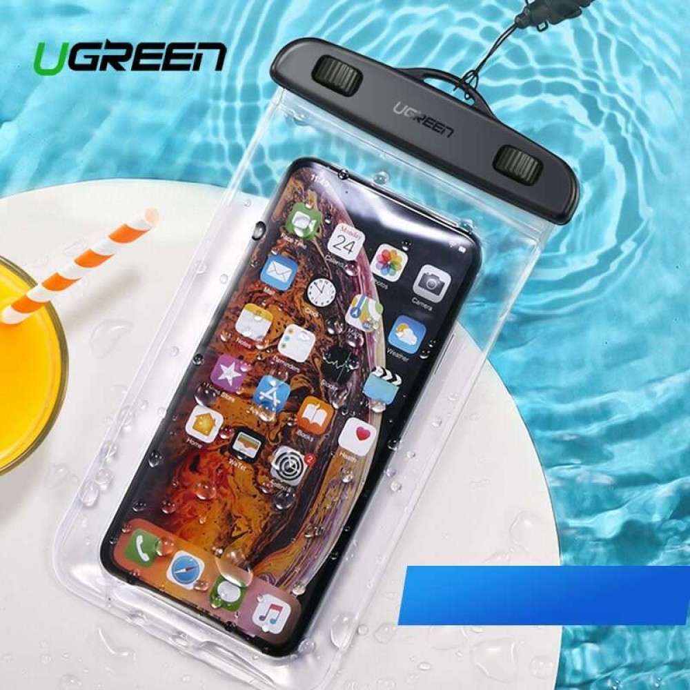 UGreen Αδιάβροχη Θήκη για Κινητό Universal Waterproof Phone Case 50919 (Μαύρο)