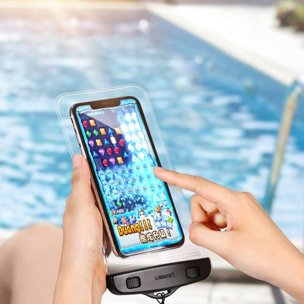 UGreen Αδιάβροχη Θήκη για Κινητό Universal Waterproof Phone Case 50919 (Μαύρο)