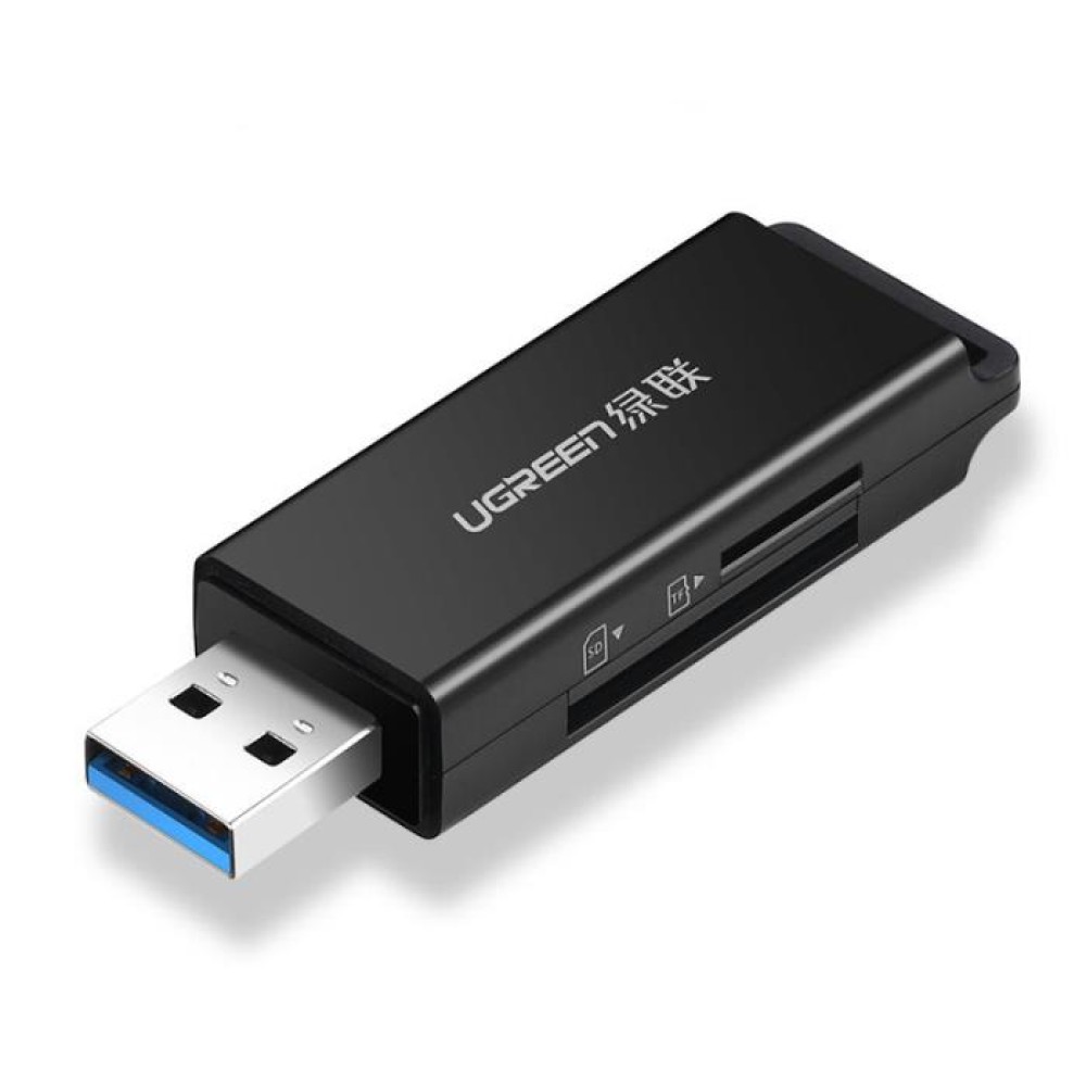 Ugreen CM104/40752 Card Reader USB 3.0 για SD/microSD (Μα΄΄ύρο)