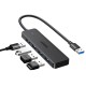 UGreen CM219/25851 USB Hub USB-A σε 4x USB 3.0 5Gps (Μαύρο)