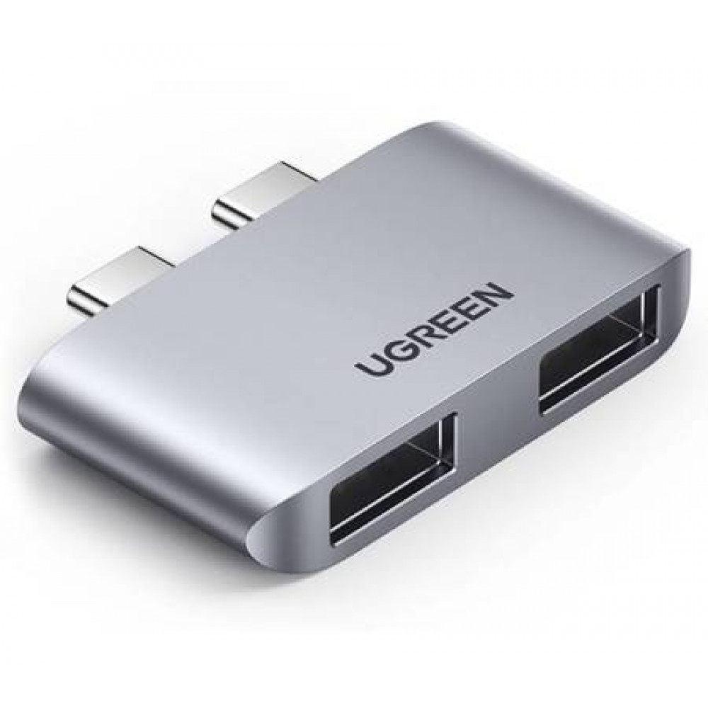 UGreen CM413 αντάπτορας 2x USB-C σε 2x USB 029253 (Γκρι)