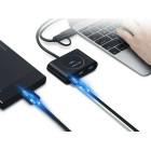UGreen CR113/20291 USB Hub USB-A σε 4x USB 3.0 5Gps 1m