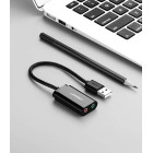 UGreen US205/30724 εξωτερική κάρτα ήχου 15cm (Μαύρο)