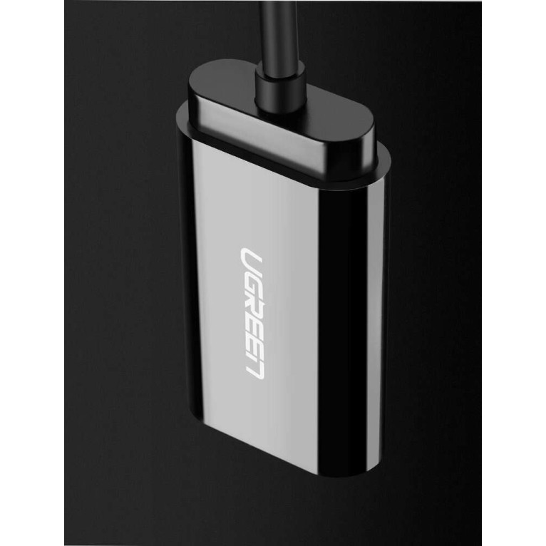 UGreen US205/30724 εξωτερική κάρτα ήχου 15cm (Μαύρο)