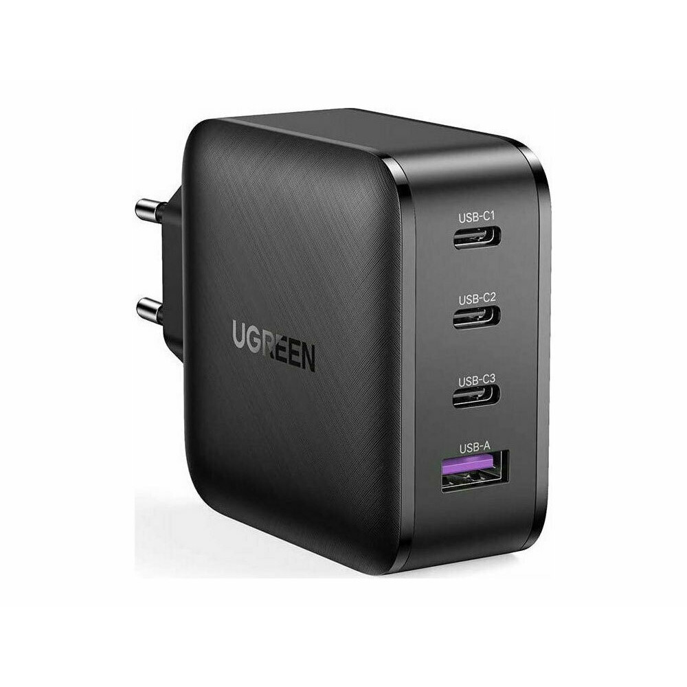 Ugreen GaN φορτιστής 3xUSB-C, 1x USB-A PDx3, QC3.0 65W CD224/70774