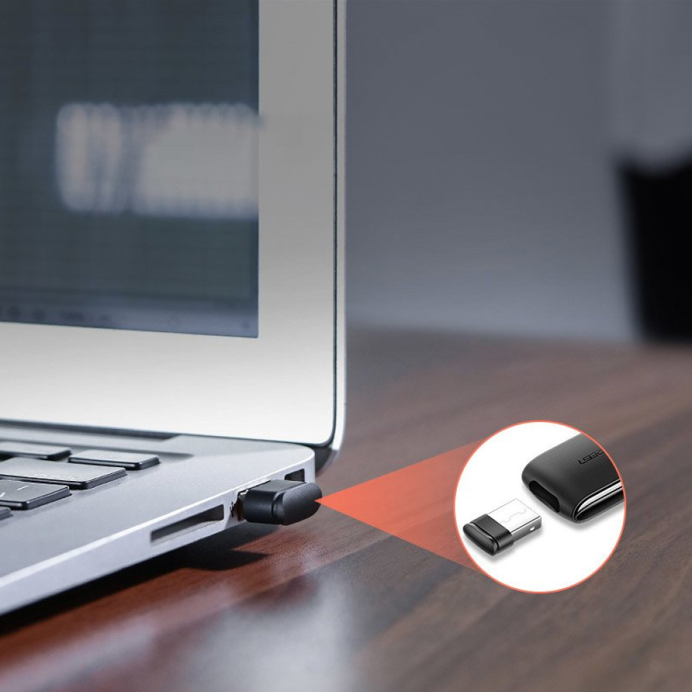 Ugreen laser pointer ασύρματο τηλεχειριστήριο παρουσιάσεων για PC/Mac 60327 (Μαύρο)
