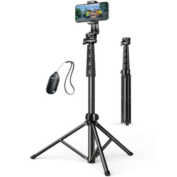 Ugreen LP680/15609 Selfie Stick Tripod Bluetooth για smartphone (Μαύρο)