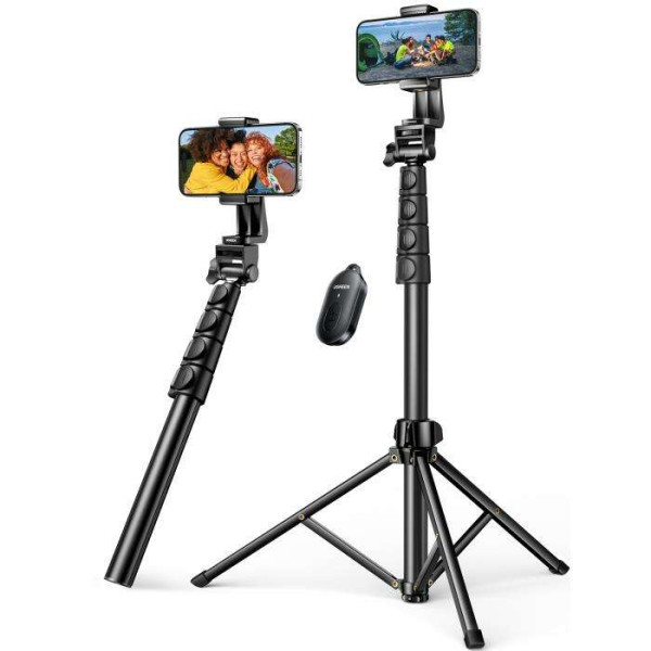 Ugreen LP680/15609 Selfie Stick Tripod Bluetooth για smartphone (Μαύρο)