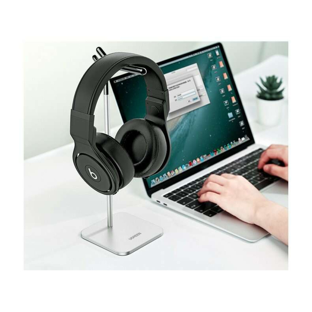 Ugreen Ρυθμιζόμενη Βάση για Ακουστικά Headphone Stand Bracket LP143 80701 (Ασημί)