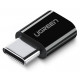 UGreen US157 αντάπτορας USB Type-C σε Micro USB 30391 (Μαύρο)