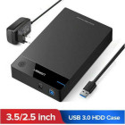 UGreen US222/50422 Θήκη εσωτερικού σκληρού δίσκου 2.5"/3.5" USB 3.0
