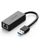 UGreen USB 3.0 σε RJ45 Ethernet Gigabit Lan Adapter CR111 20256 (Μαύρο)