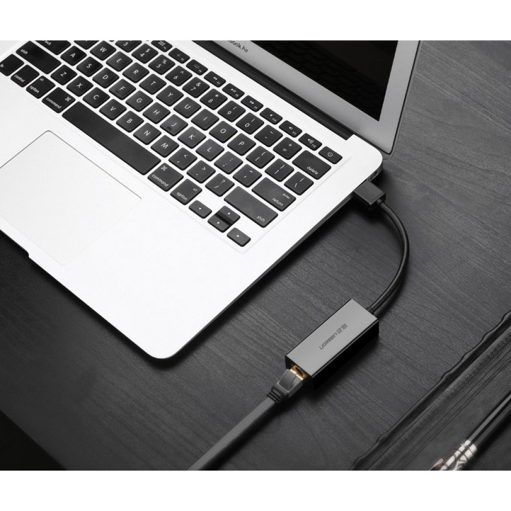UGreen USB 3.0 σε RJ45 Ethernet Gigabit Lan Adapter CR111 20256 (Μαύρο)