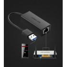 UGreen USB 3.0 σε RJ45 Ethernet Gigabit Lan Adapter CR111 20256 (Μαύρο)