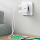 UGreen USB-A / Type-C φορτιστής Quick Charge 4.0 3A 38W 60468 CD170 (Λευκό)