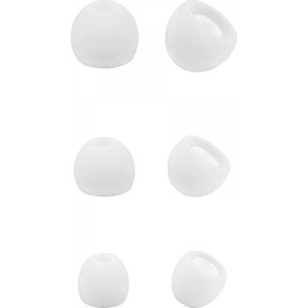 Universal Ανταλλακτικά Eartips Ακουστικών σε 3 μεγέθη (Λευκό)