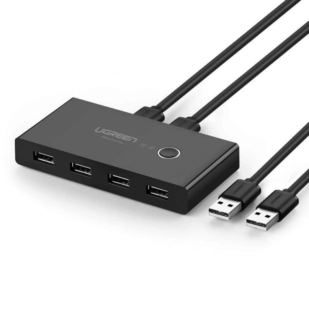 Ugreen 30768 Sharing Switch Box 2 In 4 Out USB 3.0 Διαμοιρασμός σε 2 Συσκευές