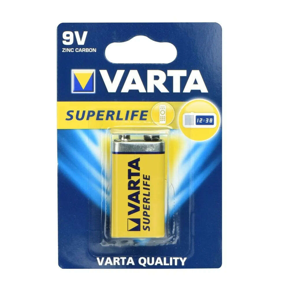 Varta Superlife Μπαταρία Zinc 9V 1τμχ