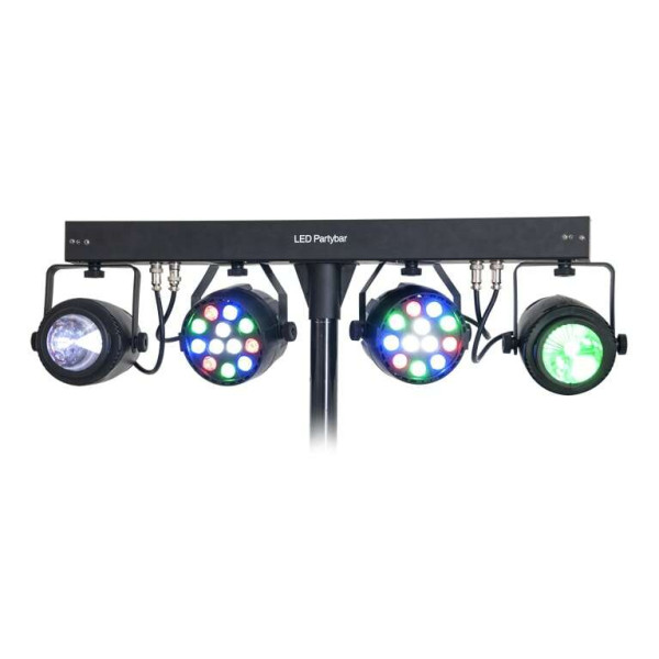 Βάση με Φώτα 2x RGBW PAR CANS + 2x RGBWA MOON - ibiza Light - DJLIGHT60