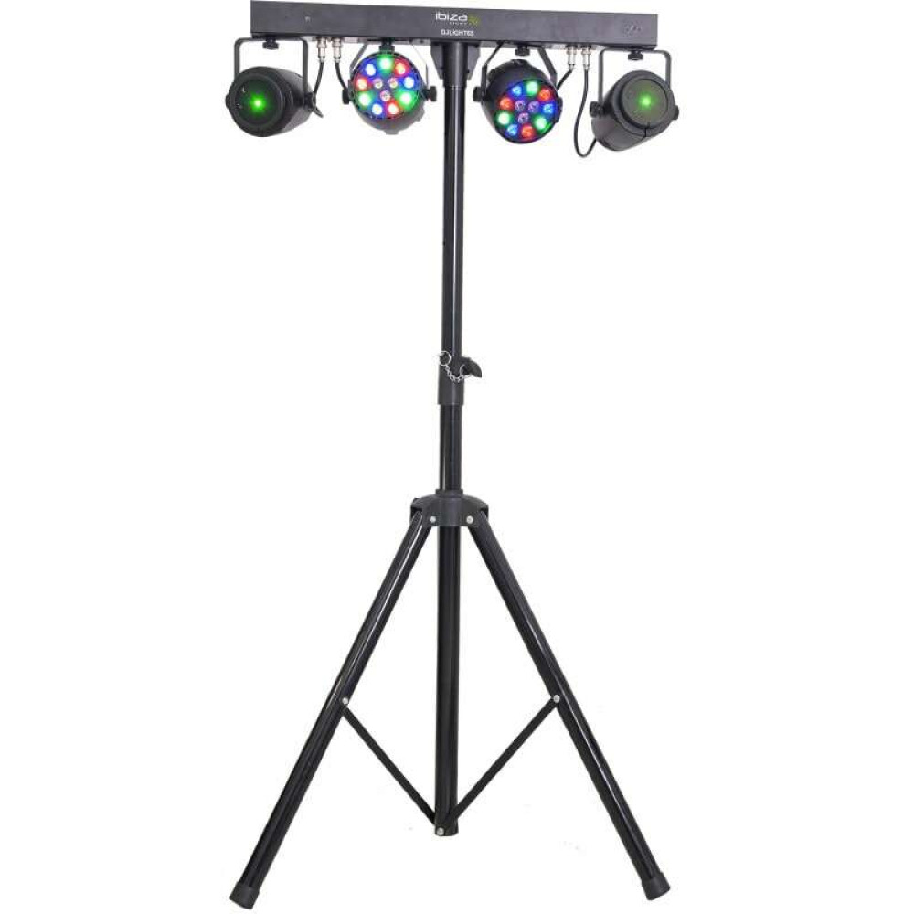 Βάση με Φώτα Led & Laser - ibiza Light - DJLIGHT65