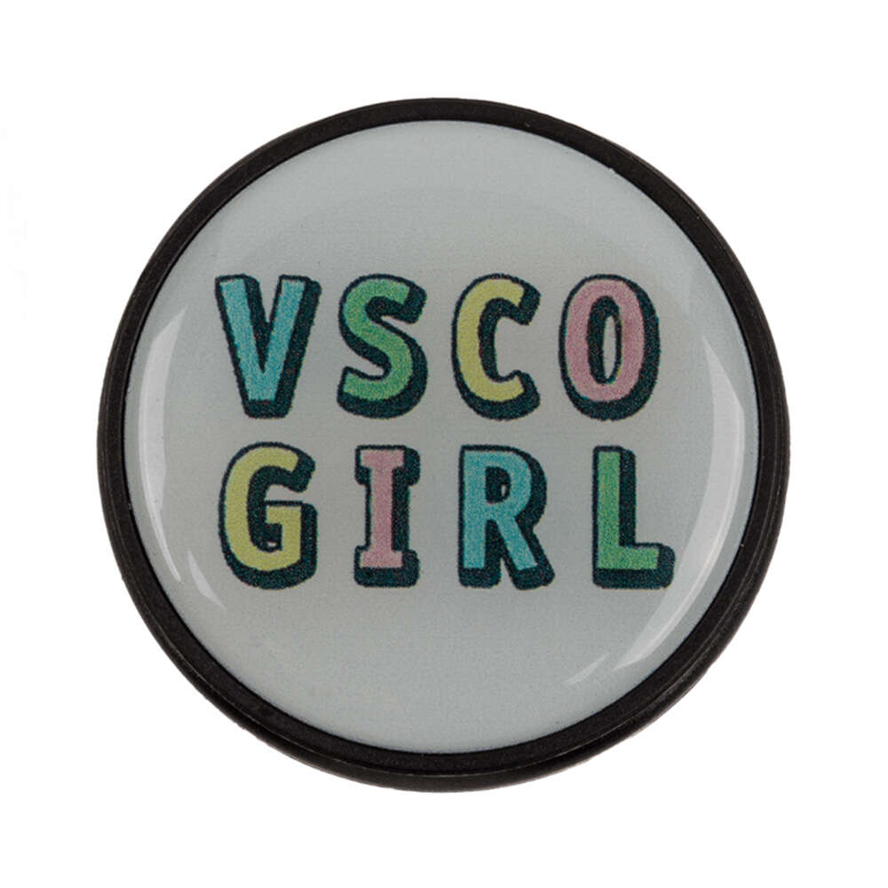 Pop Socket Βάση Στήριξης Κινητού Phone Holder VSCO Girl (Λευκό)