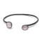 Βραχιόλι με swarovski gun metal