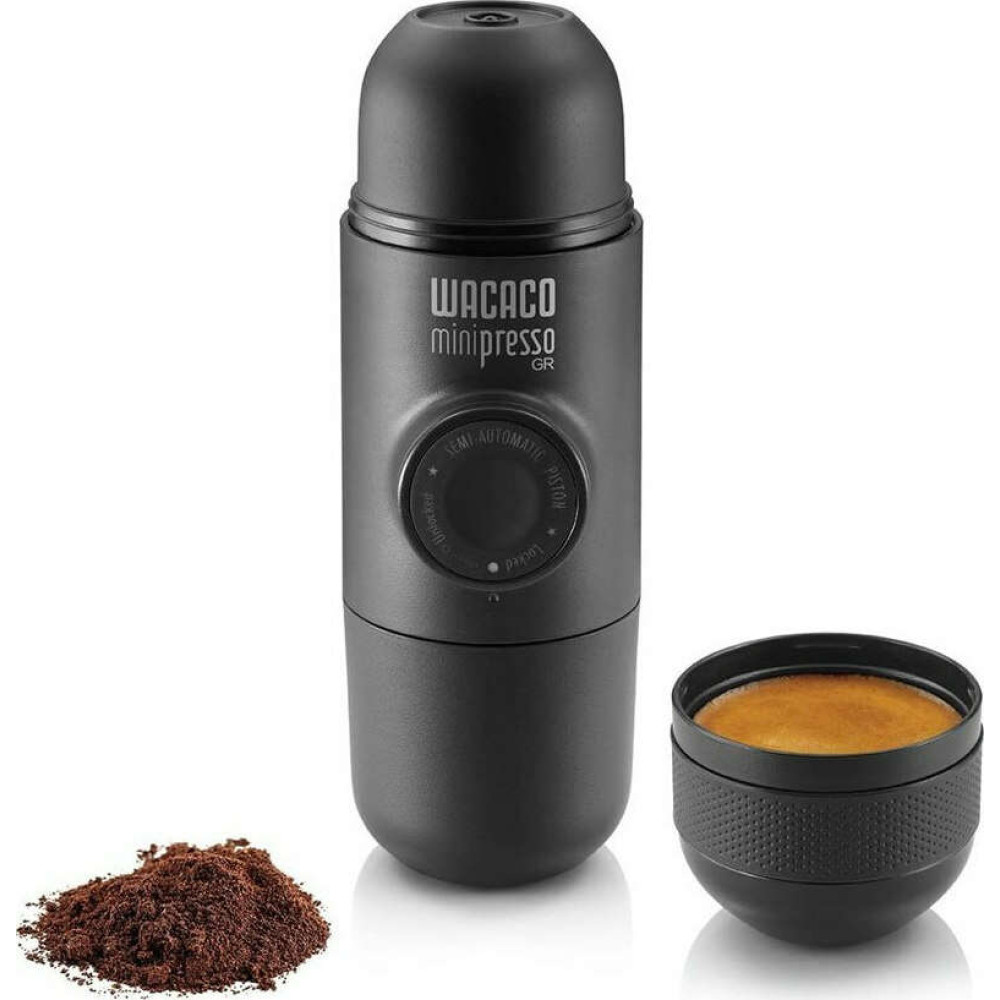 Wacaco Minipresso Φορητή Μηχανή Espresso για Αλεσμένο Καφέ (Black)