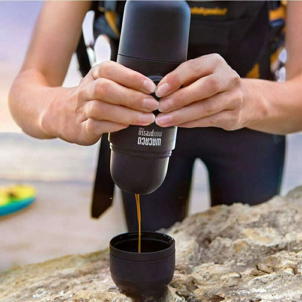 Wacaco Minipresso Φορητή Μηχανή Espresso για Κάψουλες NS (Black)