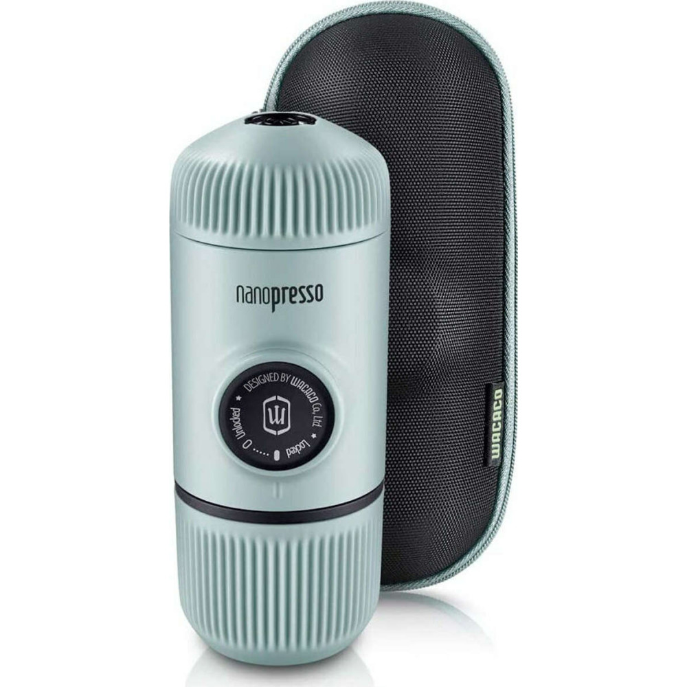 Wacaco Nanopresso Φορητή Μηχανή Espresso για Αλεσμένο Καφέ με Θήκη Μεταφοράς (Arctic Blue)