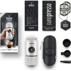 Wacaco Nanopresso Φορητή Μηχανή Espresso για Αλεσμένο Καφέ με Θήκη Μεταφοράς (Chill White)