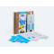 Waytoplay Αεροδιάδρομος - Ανακυκλωμένο Χαρτόνι (Λευκό-Γαλάζιο) (14 τμχ)