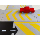 Waytoplay Δρόμος για Αυτοκινητάκια (από Ανακυκλωμένο Χαρτόνι) (8 τμχ)