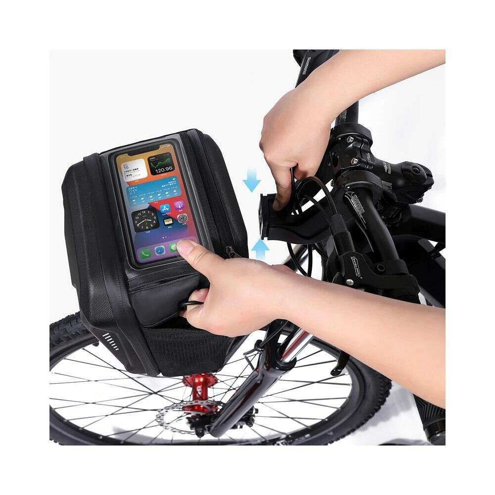 WildMan GS9 Hardpouch Bike Mount Αδιάβροχη Θήκη για Ποδήλατο / Πατίνι (Μαύρο)