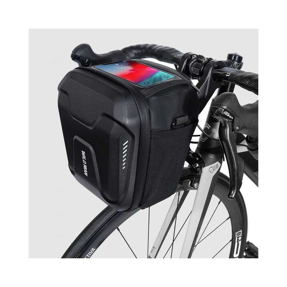 WildMan GS9 Hardpouch Bike Mount Αδιάβροχη Θήκη για Ποδήλατο / Πατίνι (Μαύρο)