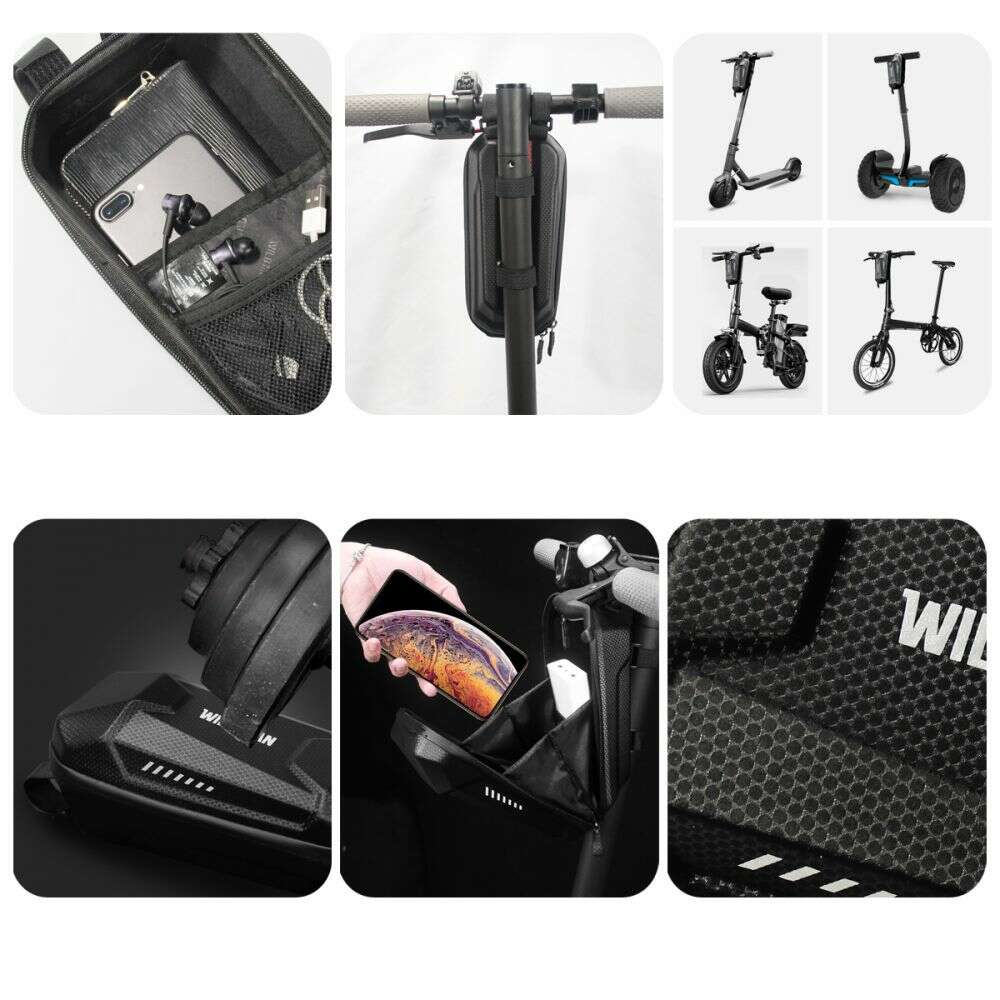 WildMan Hardpouch Electric Scooter Mount "L" - WildMan Θήκη για ηλεκτρικό σκούτερ "L" (Μαύρο)