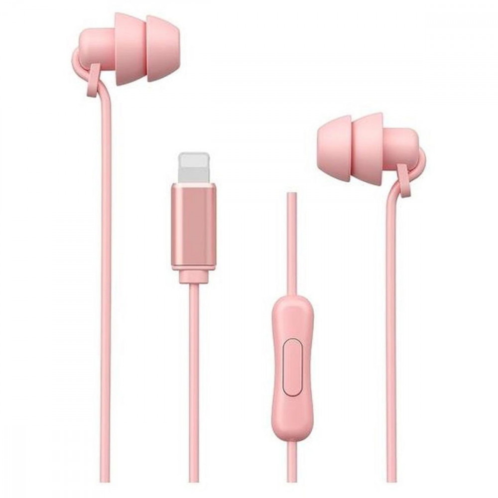 WK YB02 ακουστικά In-ear Handsfree (Ροζ)
