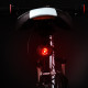 Wozinsky WRBLB1 επαναφορτιζόμενο οπίσθιο φως ποδηλάτου (Μαύρο)