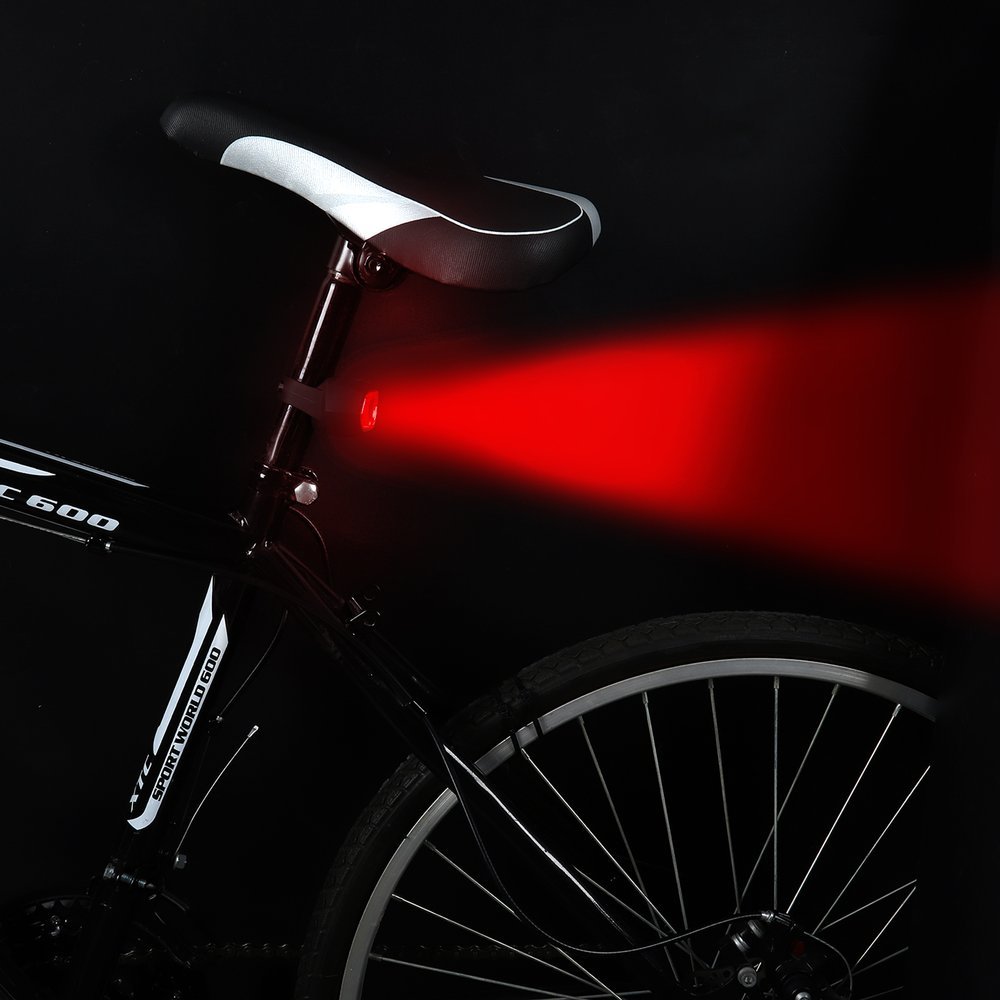 Wozinsky WRBLB1 επαναφορτιζόμενο οπίσθιο φως ποδηλάτου (Μαύρο)
