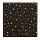Χαρτοπετσέτες Golden Stars 33 x 33 cm (20 τμχ)