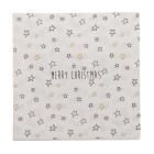 Χαρτοπετσέτες Merry Christmas Stars 33 x 33 cm Λευκό (20 τμχ)
