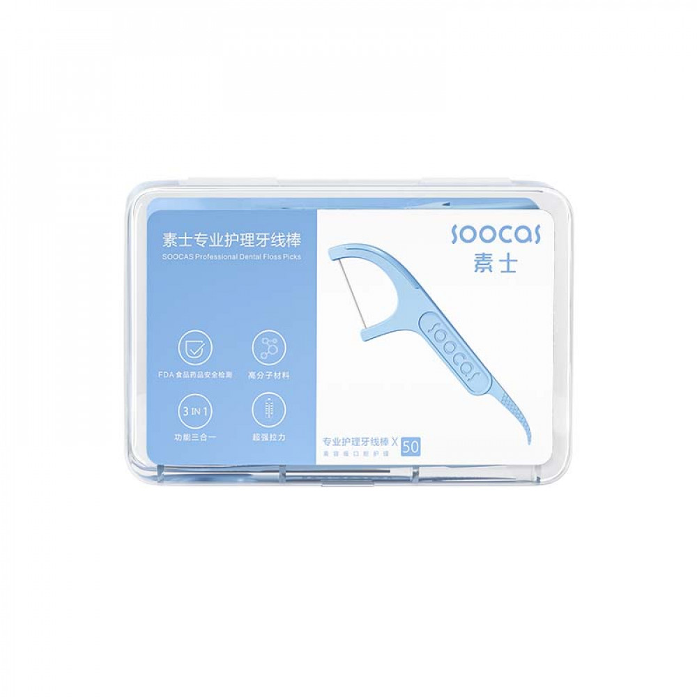 Xiaomi Soocas D1 Οδοντικό Νήμα με Λαβή Dental floss stick 50τμχ