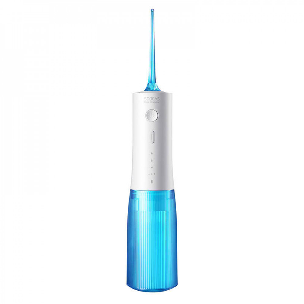 Xiaomi Soocas W3 Pro Επαναφορτιζόμενο Dental Flosser Νερού με 3 Λειτουργίες (Λευκό-Μπλε)