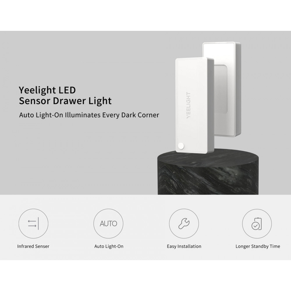 Xiaomi Yeelight Led φωτιστικά με αισθητήρα κίνησης (2700k) 4τμχ