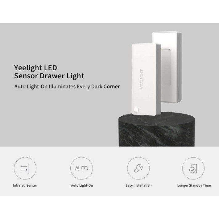 Yeelight Led φωτιστικά με αισθητήρα κίνησης (2700k) 4τμχ