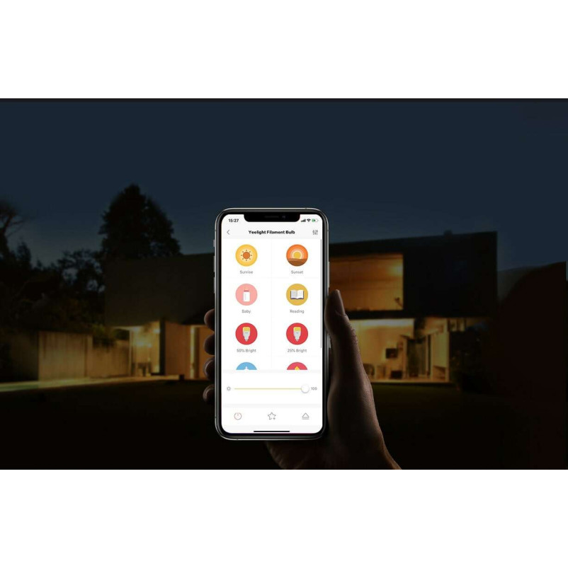 Yeelight Smart Led Filament Dimmable Λάμπα ST64 6W E27 2000k (YLDP23YL)