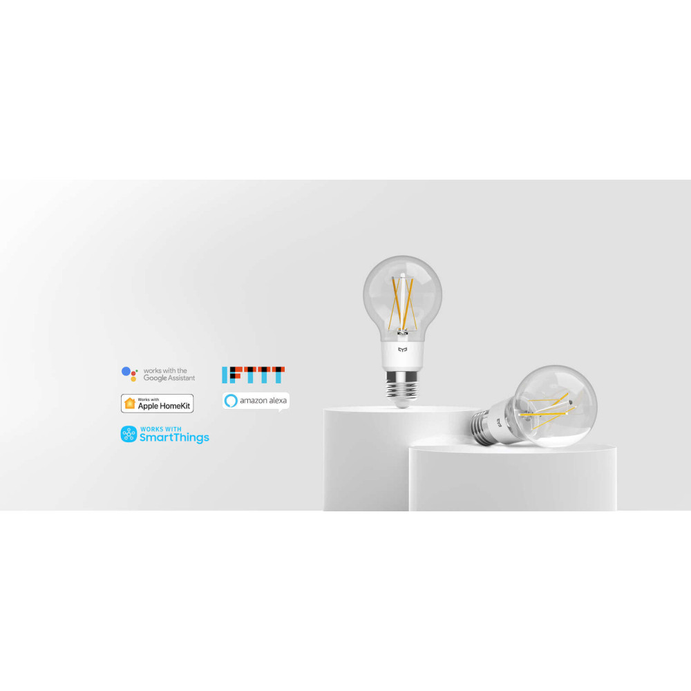 Xiaomi Yeelight Smart Led Filament Dimmable Λάμπα 6W E27 2700k (YLDP12YL)