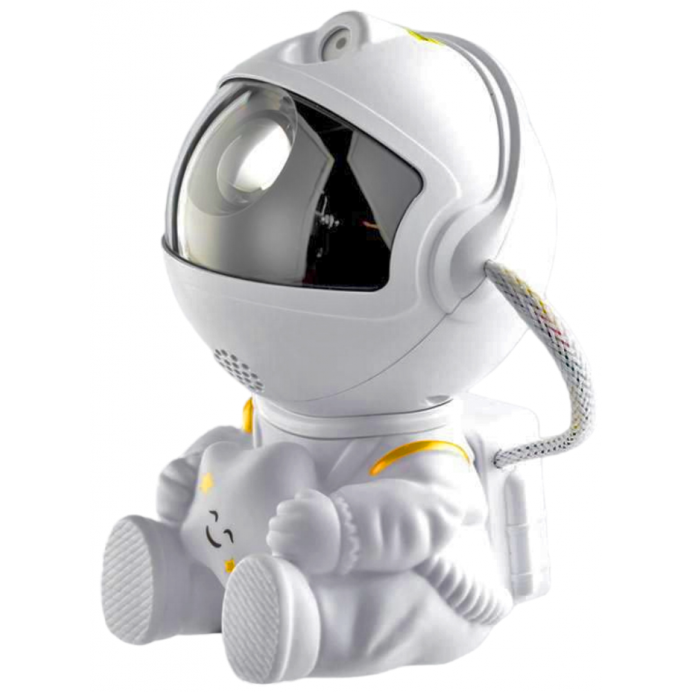XO CF4 Παιδικό Φωτιστικό Προτζέκτορας Ουρανού Αστροναύτης (Λευκό)