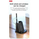 XO WX032 Φωτιστικό Γραφείου 3 Σε 1 Wireless Charger (Θήκη Στυλού, Λάμπα Γραφείου, Ασύρματη Φόρτιση) 25W (Μαύρο)